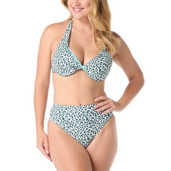 COCO REEF Women's Verso Reversible Twist-Front Bikini Top Jasper 32C/34C - Picture 1 of 4